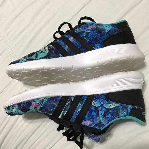 🎊SOLD🎊Adidasneo 💜🖤💚 - Picture 6 of 8